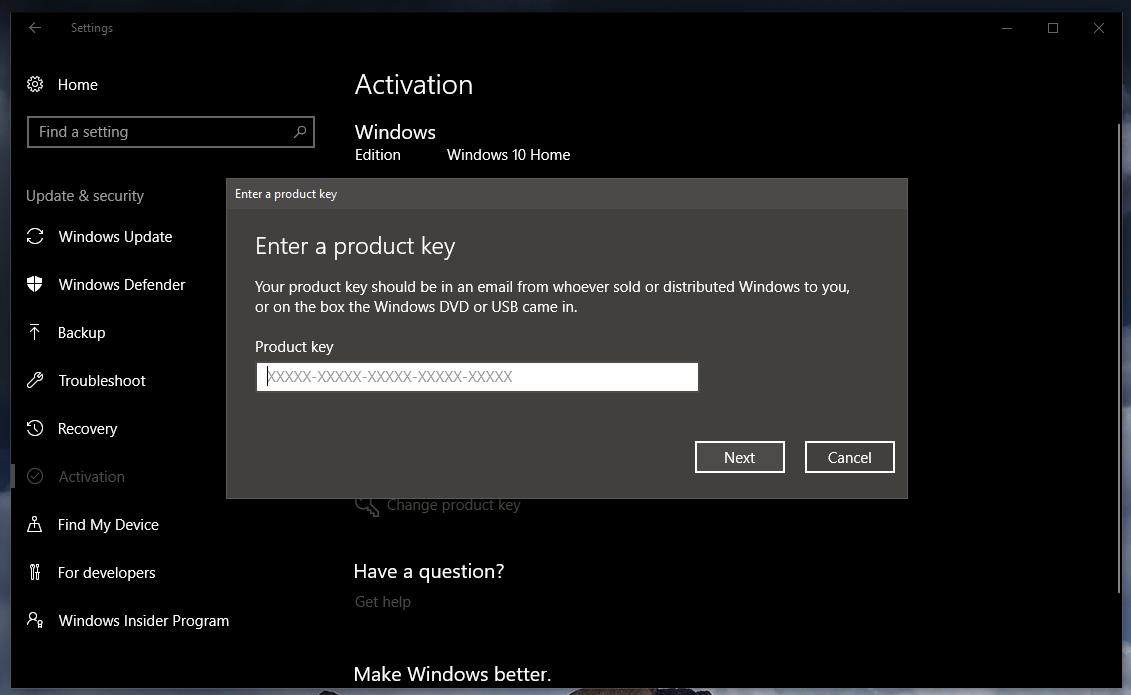 Windows 10 Creators Update Serial Key